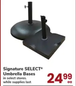 ACME Signature SELECT Umbrella Bases offer