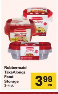 ACME Rubbermaid TakeAlongs Food Storage offer
