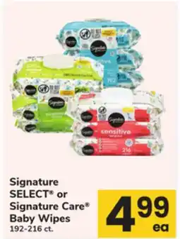 ACME Signature SELECT or Signature Care Baby Wipes offer