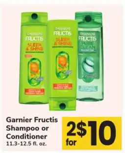 ACME Garnier Fructis Shampoo or Conditioner offer