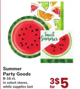 ACME Summer Party Goods offer