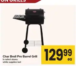 ACME Char Broil Pro Barrel Grill offer