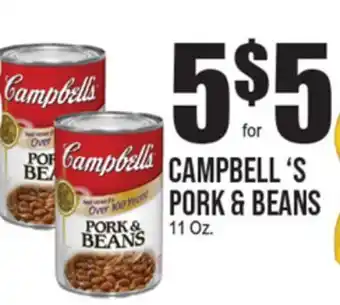 Extra Supermarket CAMPBELL'S PORK & BEANS offer