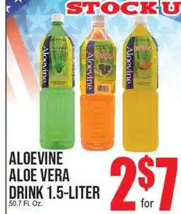 Extra Supermarket ALOEVINE ALOE VERA DRINK 1.5-LITER offer