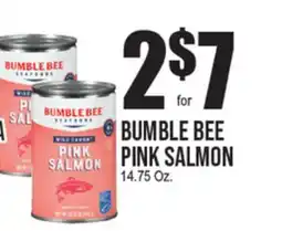 Extra Supermarket BUMBLE BEE PINK SALMON offer