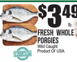 Extra Supermarket FRESH WHOLE PORGIES offer