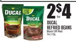 Extra Supermarket DUCAL REFRIED BEANS offer