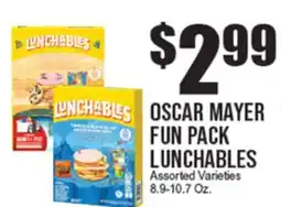Extra Supermarket OSCAR MAYER FUN PACK LUNCHABLES offer