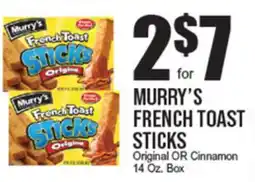 Extra Supermarket MURRY'S FRENCH TOAST STICKS offer