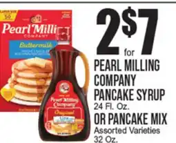 Extra Supermarket PEARL MILLING COMPANY PANCAKE SYRUP OR PANCAKE MIX offer