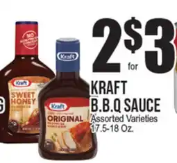Extra Supermarket KRAFT B.B.Q SAUCE offer