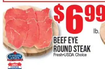 Extra Supermarket BEEF EYE ROUND STEAK offer