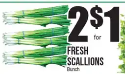 Extra Supermarket FRESH SCALLIONS offer