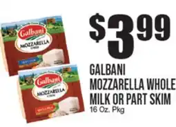 Extra Supermarket GALBANI MOZZARELLA WHOLE MILK OR PART SKIM offer