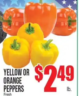 Extra Supermarket YELLOW OR ORANGE PEPPERS offer