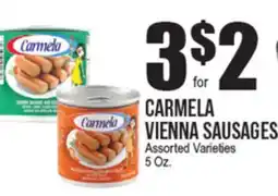 Extra Supermarket CARMELA VIENNA SAUSAGES offer