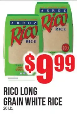 Extra Supermarket RICO LONG GRAIN WHITE RICE offer