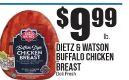 Extra Supermarket DIETZ & WATSON BUFFALO CHICKEN BREAST offer
