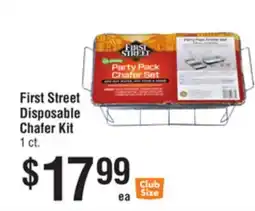 Smart & Final First Street Disposable Chafer Kit offer