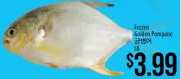 Hmart Frozen Golden Pompano offer