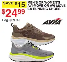 Dunham's Sports AVIA MEN'S OR WOMEN'S AVI-MOVE OR AVI-MOVE 2.0 RUNNING SHOES offer