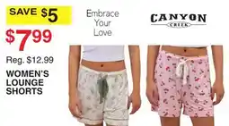 Dunham's Sports CANYON WOMEN'S LOUNGE SHORTS offer
