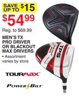 Dunham's Sports MEN'S TX PRO DRIVER OR BLACKOUT MAX DRIVERS offer