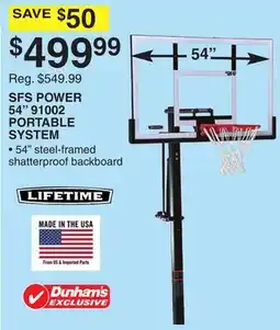 Dunham's Sports SFS POWER 54 91002 PORTABLE SYSTEM offer