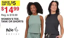 Dunham's Sports PULSE WOMEN'S TEE, TANK OR SHORTS offer