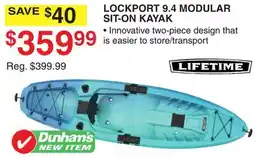 Dunham's Sports LOCKPORT 9.4 MODULAR SIT-ON KAYAK offer
