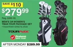 Dunham's Sports TOURMAX OR DUNHAM'S MEN'S OR WOMEN'S TMAX TOUR PACKAGE SET offer
