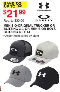 Dunham's Sports MEN'S O-ORIGINAL TRUCKER OR BLITZING 3.0, OR MEN'S OR BOYS' BLITZING 4.0 HAT offer