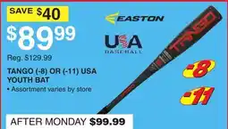 Dunham's Sports TANGO (- 8) OR (- 11) USA YOUTH BAT offer