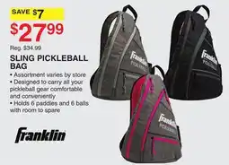 Dunham's Sports FRANKLIN SLING PICKLEBALL BAG offer