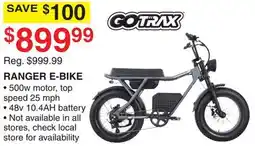 Dunham's Sports GOTRAX RANGER E-BIKE offer