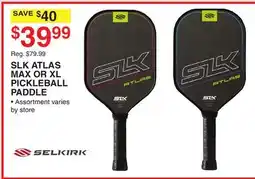Dunham's Sports SELKIRK SLK ATLAS MAX OR XL PICKLEBALL PADDLE offer