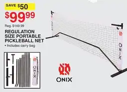 Dunham's Sports ONIX REGULATION SIZE PORTABLE PICKLEBALL NET offer