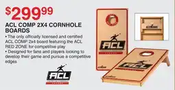 Dunham's Sports ACL COMP 2X4 CORNHOLE BOARDS offer