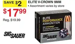 Dunham's Sports ELITE V-CROWN 9MM offer