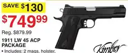 Dunham's Sports KIMBER 1911 LW 45 ACP PACKAGE offer