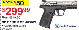 Dunham's Sports SMITH & WESSON SD 2.0 9MM OR 40S & W offer