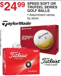 Dunham's Sports SPEED SOFT OR TRUFEEL SERIES GOLF BALLS offer