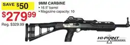 Dunham's Sports HI POINT 9MM CARBINE offer
