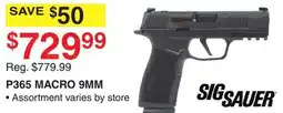 Dunham's Sports SIGSAUER P365 MACRO 9MM offer