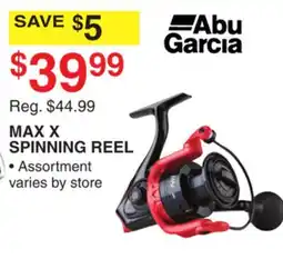 Dunham's Sports ABU GARCIA MAX X SPINNING REEL offer