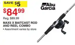 Dunham's Sports ABU GARCIA MAX5 X BAITCAST ROD AND REEL COMBO offer