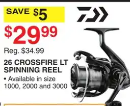 Dunham's Sports 26 CROSSFIRE LT SPINNING REEL offer
