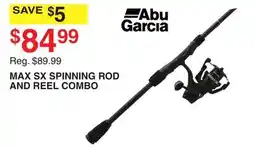 Dunham's Sports ABU GARCIA MAX SX SPINNING ROD AND REEL COMBO offer
