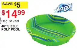 Dunham's Sports 46 SIZZLE POLY POOL offer