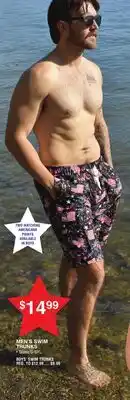 Dunham's Sports MEN'S SWIM TRUNKS offer